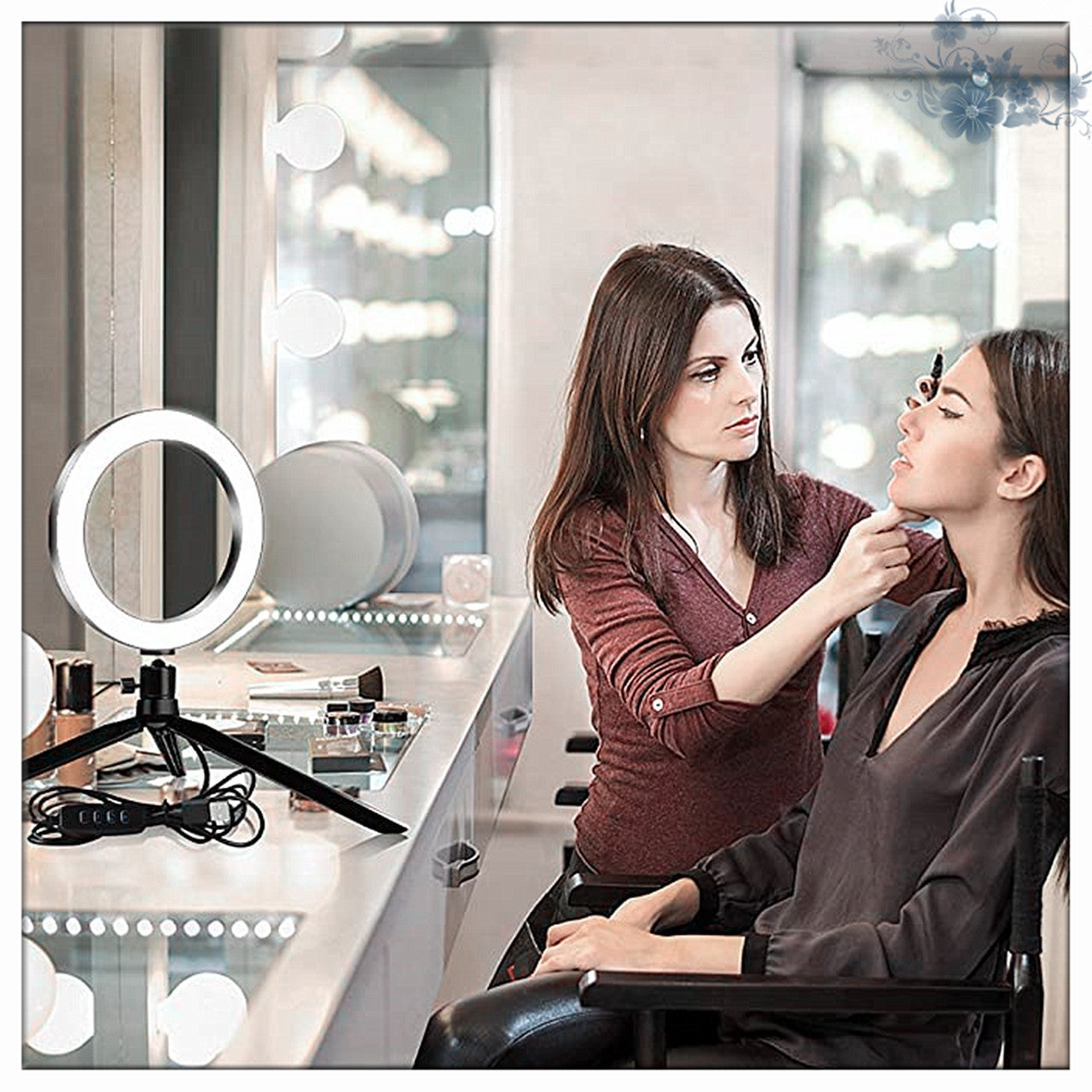 Illuminate Your Content with the 360° Rotatable LED Ring Light